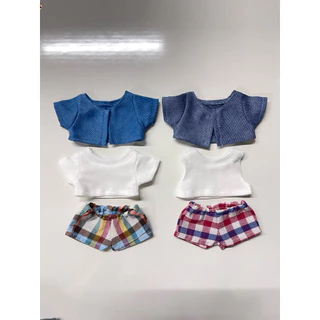 เสื้อตุ๊กตา บักโลโล่ ขนาด 13cm LOLO CUSTOM เสื้อคลุม เสื้อขาว กางเกงสก็อต (กดสั่งแยกชิ้นนะคะ)