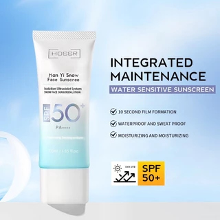 HOSSR Organic Extra Light Fluid Sunscreen SPF50+ PA++++ 40 ml กันแดดเนื้อเซรั่มฟลูอิด สัมผัสเบาสบายผิว ซึมไว