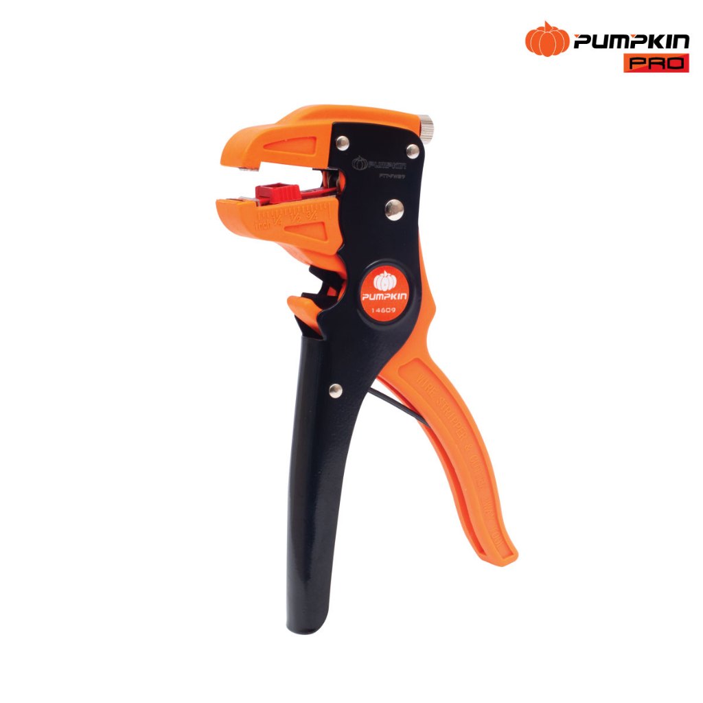 Pumpkin 14609 คีมตัด คีมปอกสายไฟ อัตโนมัติ ปอกสายไฟ คีมตัดสายไฟ 0.5-6 sq.mm.