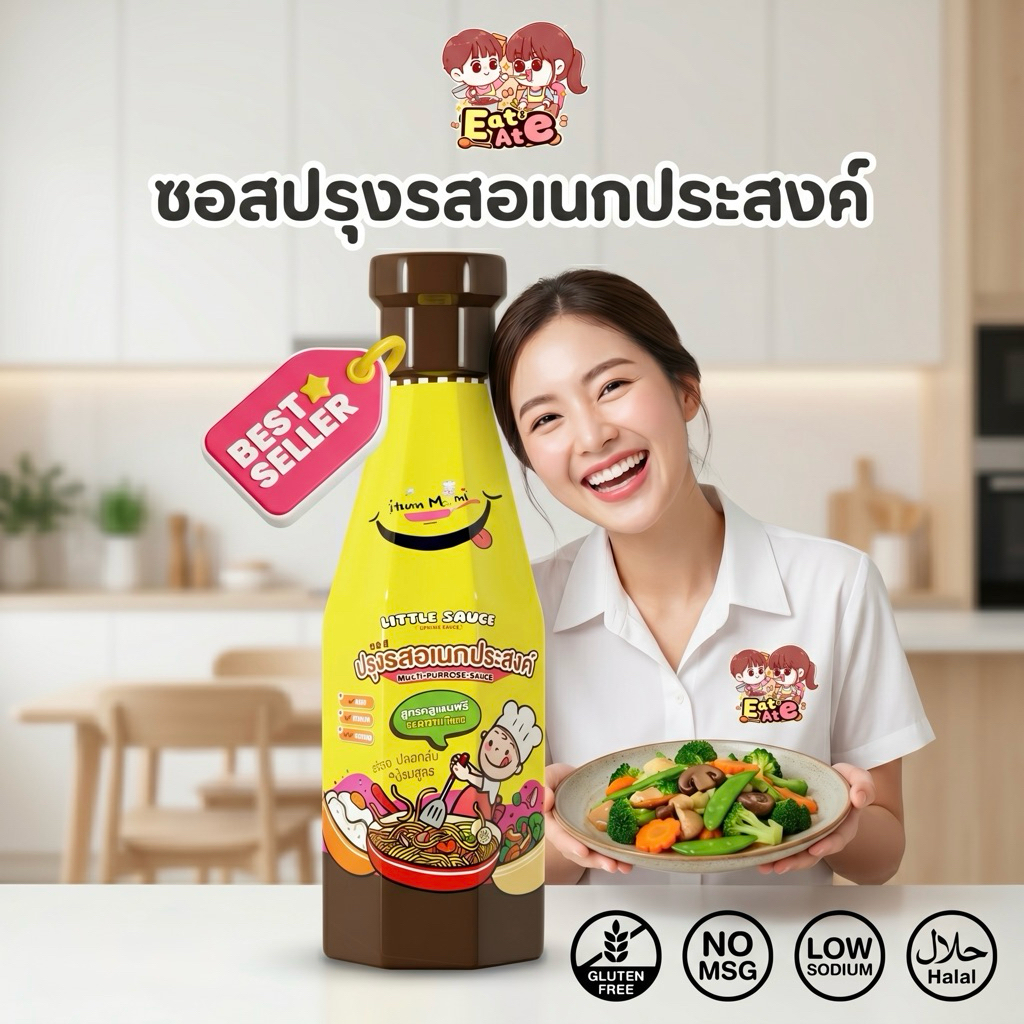 พร้อมส่ง‼️ซอสปรุงรสอเนกประสงค์ลิตเติ้ลซอส ซอสสำหรับเด็กสูตรที่ขายดีที่สุด‼️