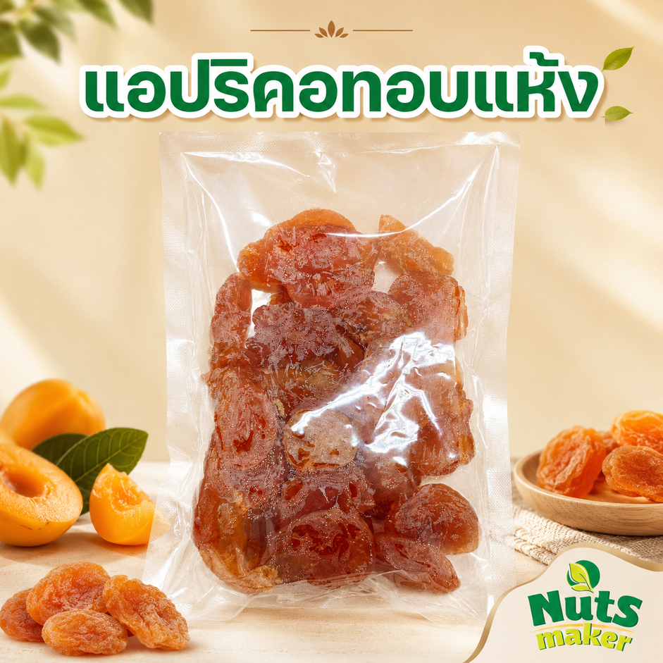 แอปริคอทอบแห้ง Dried Apricot