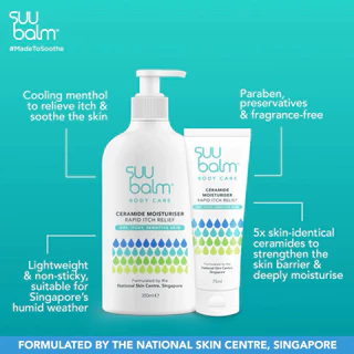 SUU BALM Itch Relieving Moisturising Cream 350ml