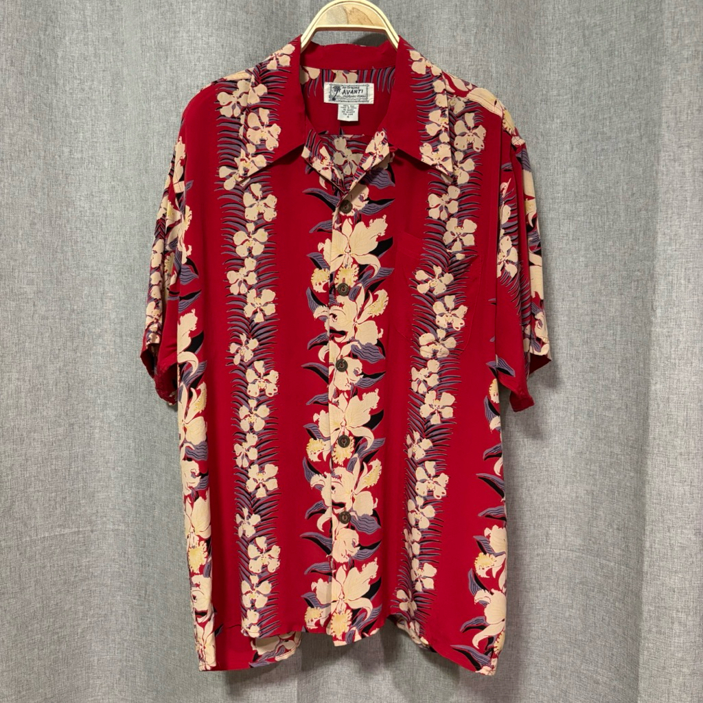 AVANTI ORCHID - RED Hawaii Shirt 🌴