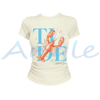 (จัดส่งตลอด 24 ชั่วโมง）Angle Official เสื้อยืดผู้หญิง Oversize สไตล์เกาหลี แฟชั่นหน้าร้อน ใส่สบาย T94