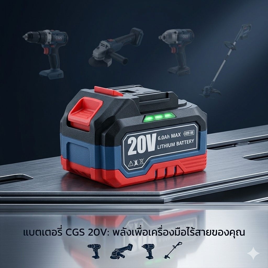 แบตเตอรี่ขั้วMT 20V Max CGS