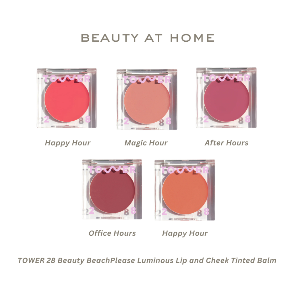 *พร้อมส่ง* TOWER 28 BeachPlease Lip + Cheek Cream Blush (CHOOSE ONE COLOR)