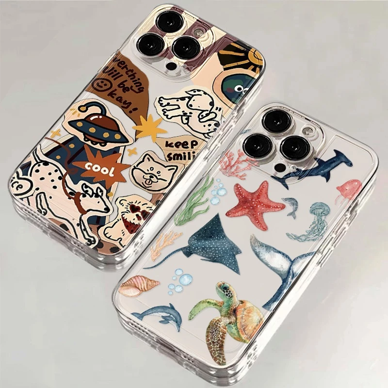 เคสFor Samsung A16 A17 A37 A35 A55 A53 A54 A26 A36 A56 A57 A07 A05S A06 A14 A15 TPU Case ซิลิโคนอ่อนนุ่มสายคล้องโทรศัพท์
