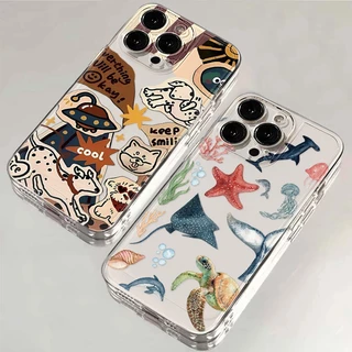 เคสFor Samsung A16 A17 A37 A35 A55 A53 A54 A26 A36 A56 A57 A07 A05S A06 A14 A15 TPU Case ซิลิโคนอ่อนนุ่มสายคล้องโทรศัพท์