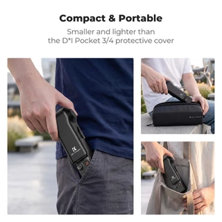 K&F CONCEPT เคสกันกระแทก พร้อมช่องฟิลเตอร์แม่เหล็กและการ์ด สำหรับ DJI Osmo Pocket 3/4