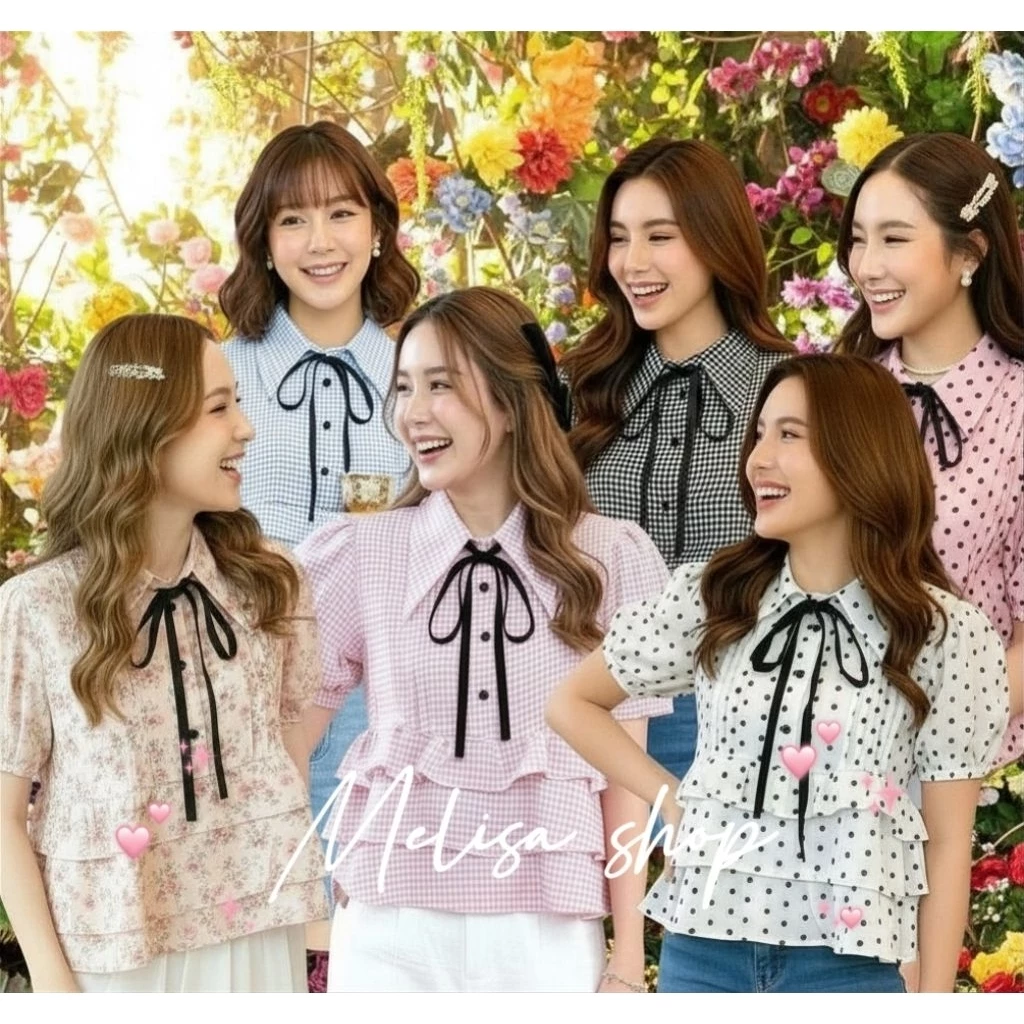 งานป้าย Lovestory รุ่น bunny แต่งระบาย3ชั้น ลายดอก