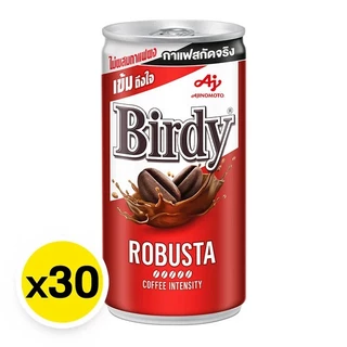 เบอร์ดี้ กาแฟปรุงสำเร็จพร้อมดื่ม โรบัสต้า 170 มล. 30 กระป๋อง