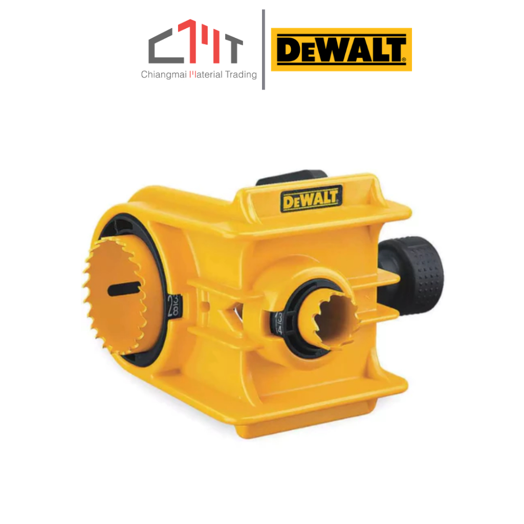 DEWALT ชุดเจาะไม้ โฮลซอ พร้อมดอกเจาะ Door Lock Installation kit No.D180004