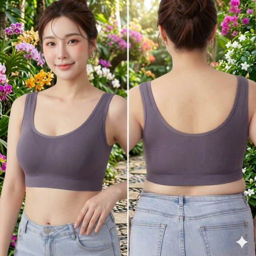 เสื้อชั้นในไซต์ใหญ่พิเศษ Beena อก 44-50 นิ้ว Sport Bra สาวอวบ เสื้อชั้นในคนอ้วน ชุดชั้นในคนอ้วน สปอร