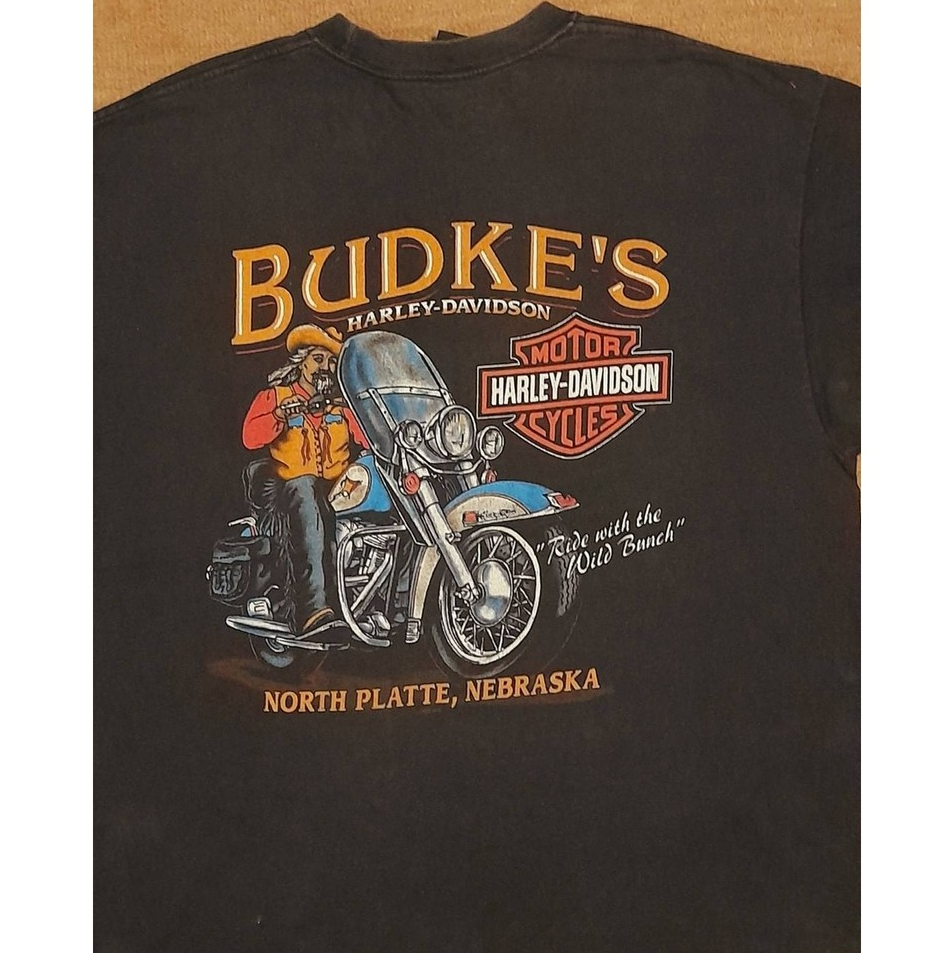 เสื้อยืดมือสอง - Size –XL  Harley-Davidson เมือง North Platte รัฐ Nebraska
