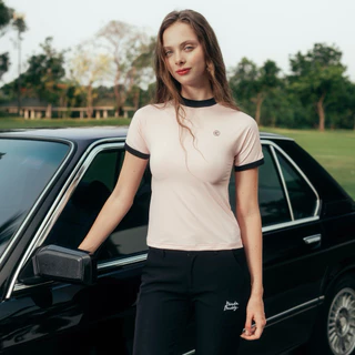 Beverly Club -เสื้อแขนสั้นสำหรับตีกอล์ฟ