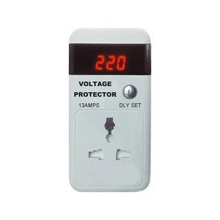 อุปกรณ์กันไฟตก ไฟเกิน ไฟกระชาก ปลั๊กตู้เย็น ปลั๊กตู้แช่ Voltage Protector Surge Protector