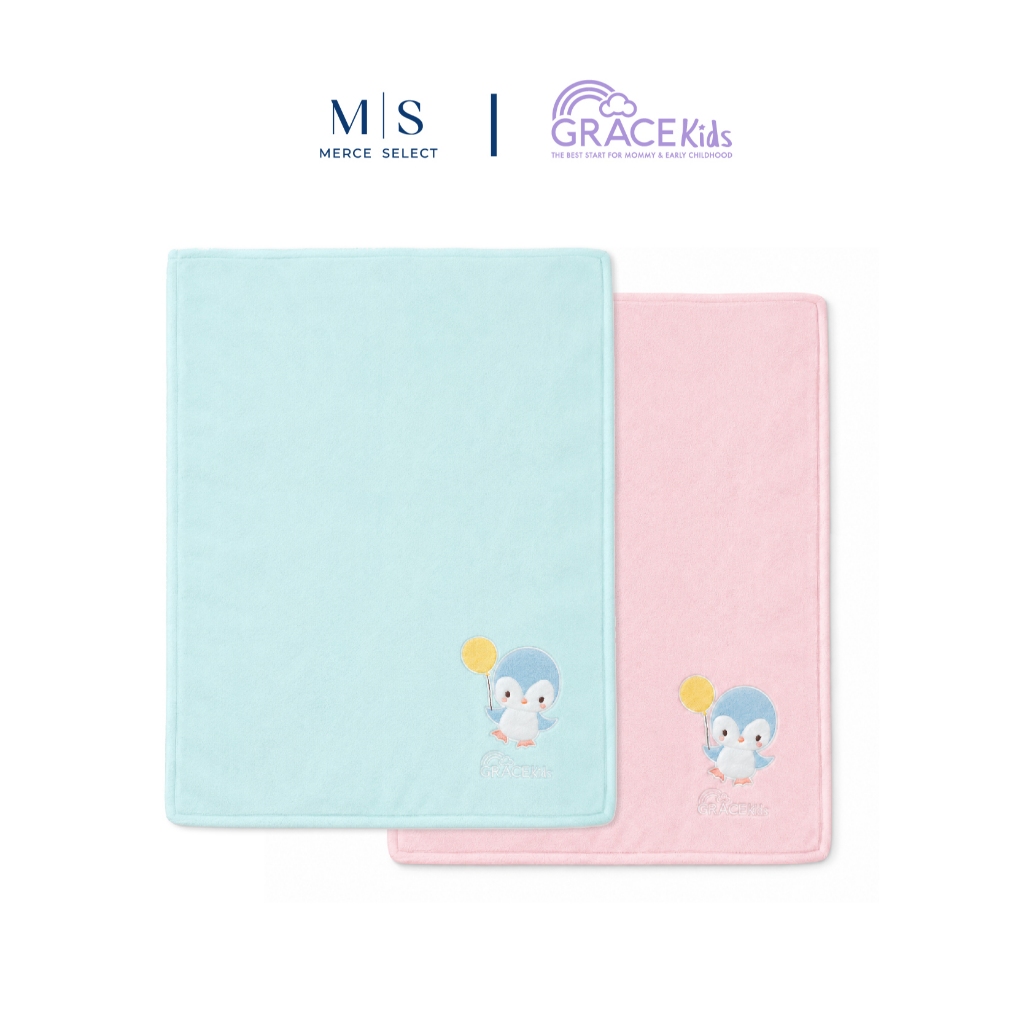 Grace Kids ผ้าห่มเด็ก Coral Fleece นุ่มพิเศษ ขนาด 30x40 นิ้ว ผ้าห่มเด็กแรกเกิด ผ้าคลุมเด็ก ผ้านุ่ม อุ่นสบาย พกพาสะดวก
