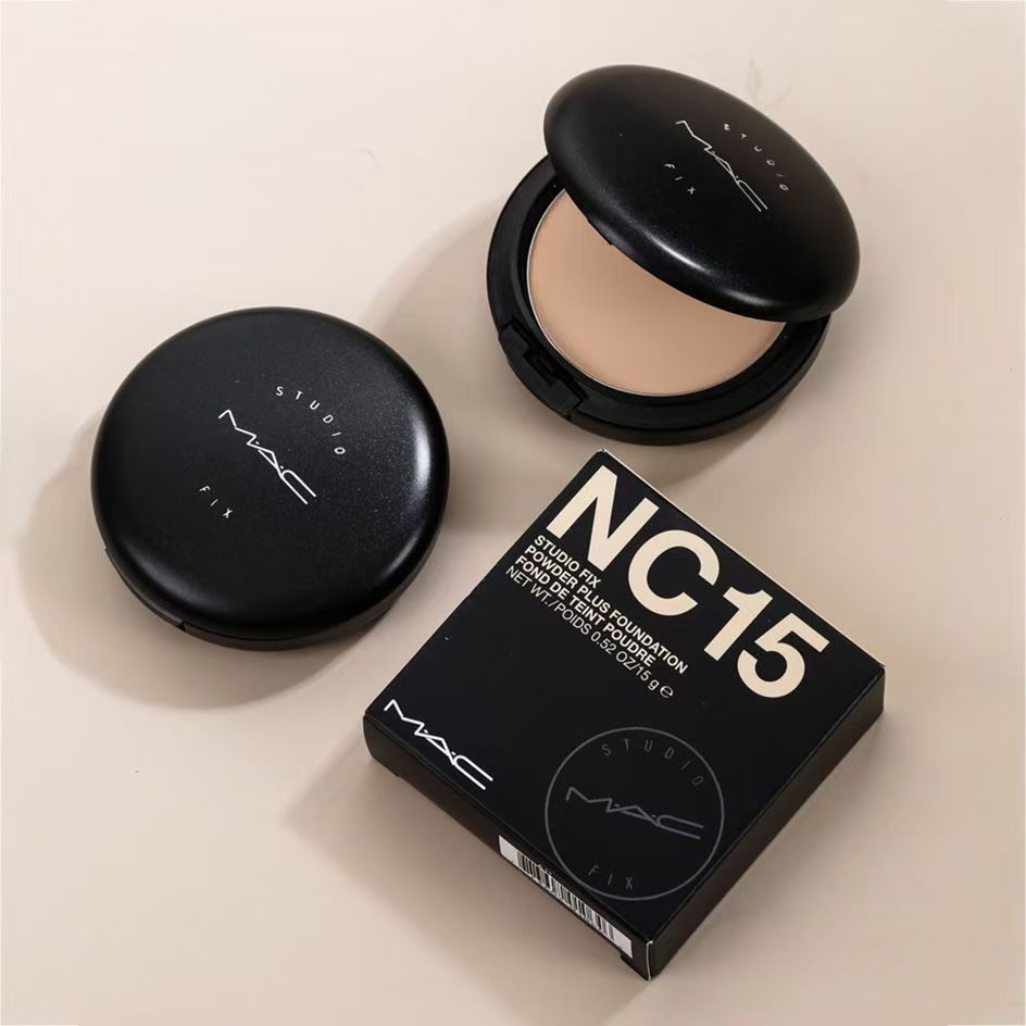 MAC Studio Fix Powder Plus Foundation SPF15 แป้งผสมรองพื้น คุมมัน เบลอรูขุมขน ปกปิดสูง เลือก NC