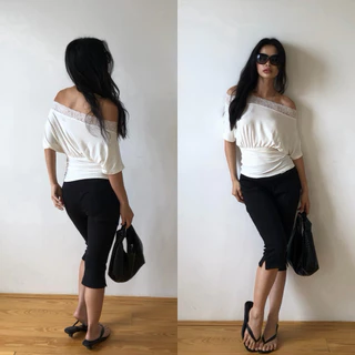 BEMYCHIC กางเกงคาปรี กางเกงขายาว6ส่วน รุ่นCapri Pants