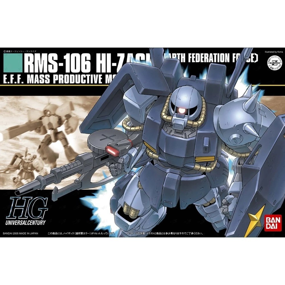 HG 1/144 RMS-106 HI-ZACK [EARTH FEDERATION FORCE] [BANDAI]