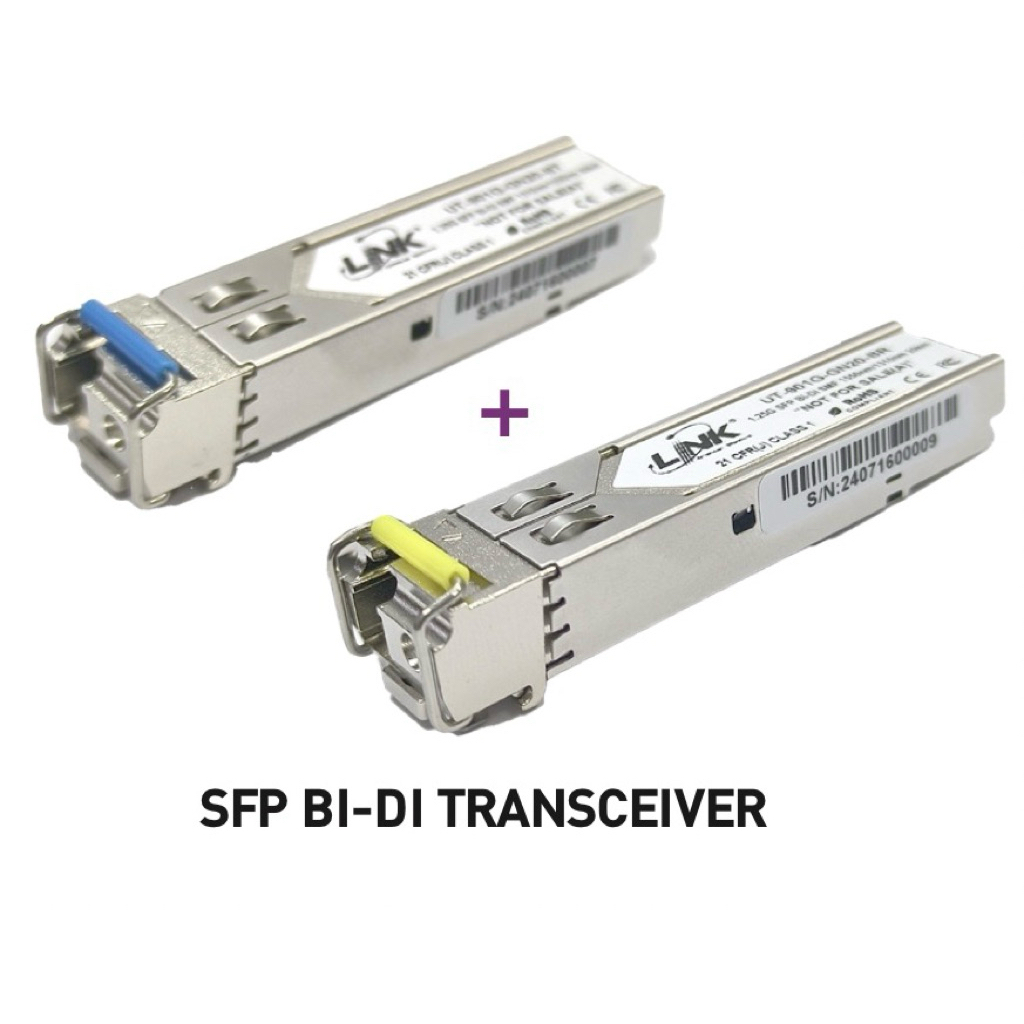 โมดูล SFP BI-DI LINK UT-902G-XX80-BR 2.5G TX1550/RX1490NM 80 กม. (TRANSCEIVER CLINIC) SKU: UT-902G-X