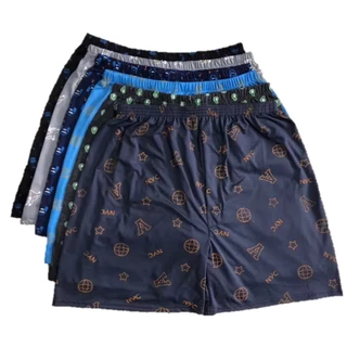 Boxer [แพ็ค3ตัว,5ตัว] กางเกงบ๊อกเซอร์ คละสี คละลาย ผ้านิ่มใส่สะบาย คละสี คละลาย ชายหญิงใส่ได้ มีไซส์ M-3XL