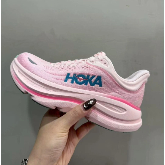 HOKA ONE ONE Bondi 9 Pink Blue【ของแท้ 100%】