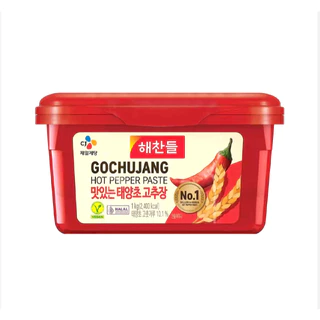 ซีเจ แทยังโช ฮอต เปปเปอร์เพสท์ (ซอสโกชูจัง) ขนาด 1KG,500G CJ TAEYANGCHO HOT PEPPER PASTE 맛있는 태양초 고추장