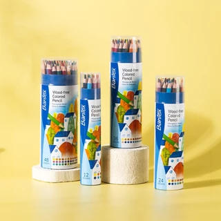 Bantex สีไม้ ดินสอสีไม้ 12/24/36/48 สีละเอียด ระบายสวย แท่งยาว เนื้อไม้คุณภาพ Color pencil