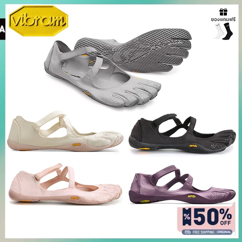 ของแท้ 100 %Vibram Fivefingers Womens V-Soul Minimalist Shoesใส่ออกกำลังกายโยคะ พิลาทิส