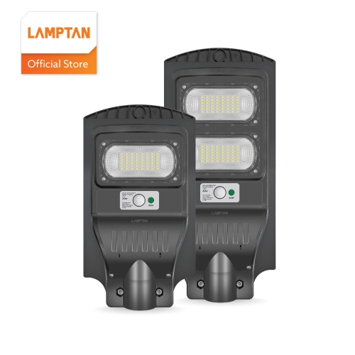 【ลดล้างสต็อก】LAMPTAN โคมไฟถนนพลังงานแสงอาทิตย์ LED SOLAR STREETLIGHT TERA พร้อมเซนเซอร์ความสว่างและความเคลื่อนไหว