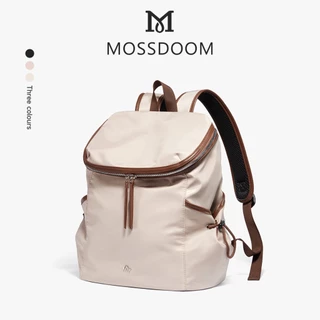 MOSSDOOM Auvia Bag กระเป๋าเป้สะพายหลัง วัสดุผ้าไนลอน เบา ใส่โน๊ตบุ๊คได้ จุของได้เยอะ มีช่องด้านข้างกระเป๋า