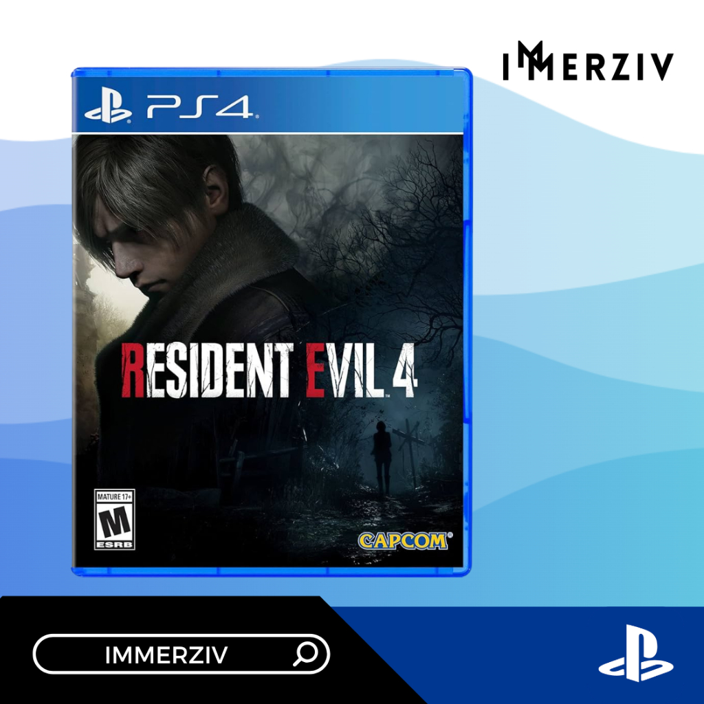 (พร้อมส่ง) PS4 RESIDENT EVIL 4 (R1/US) (GAME) (ENG) (BY IMMERZIV)