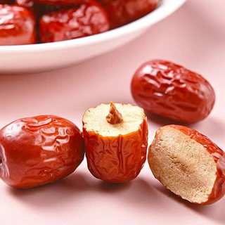 Nutty Garden พุทราแห้ง เมล็ดจัมโบ้ [พร้อมทาน] ขนาด 500กรัม | พุทราจีนอบแห้ง เกรดพรีเมียม ลูกใหญ่ หอม นุ่ม อร่อย