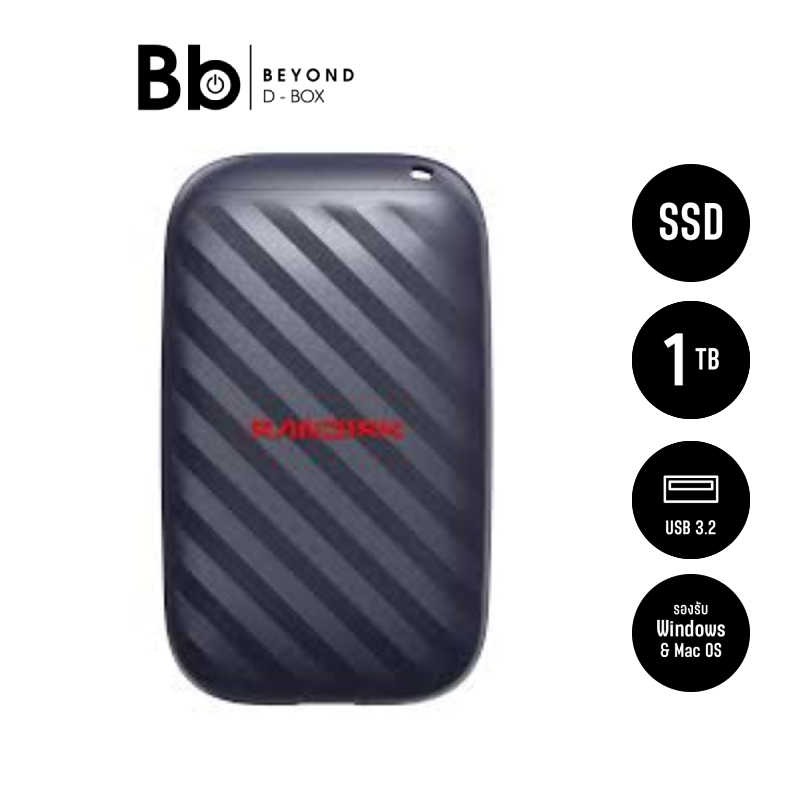 ฮาร์ดดิสก์แบบพกพา SanDisk SSD External Portable 1TB (SDSSDE10-1T00-G25) by BB Beyond D-Box