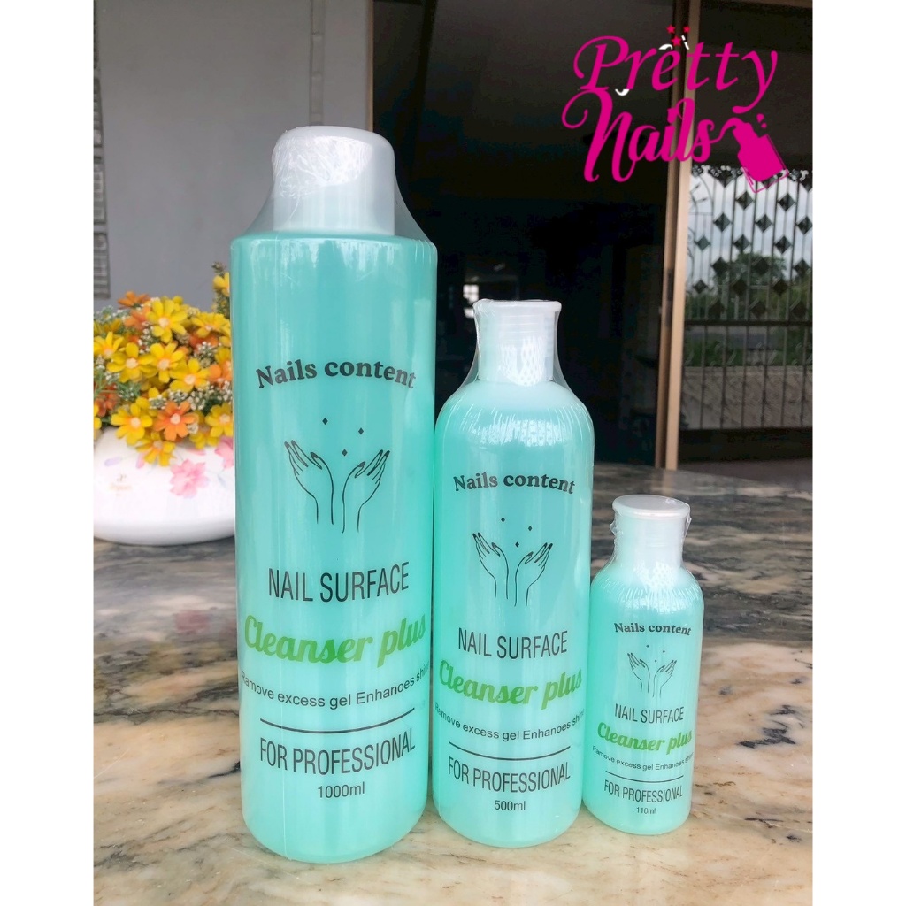 น้ำยาเช็ดหน้าเล็บเจล110 ml /500 ml /1000ml เกรด Premium ช่วยให้การทาสีเจลง่าย เพิ่มความเงางาม และติดทนมากขึ้น