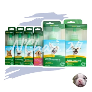Tropiclean Fresh Breath Clean Teeeth Gel ขนาด 59 และ 118 ml. ผลิตภัณฑ์ดูแลสุขภาพช่องปาก ฟัน