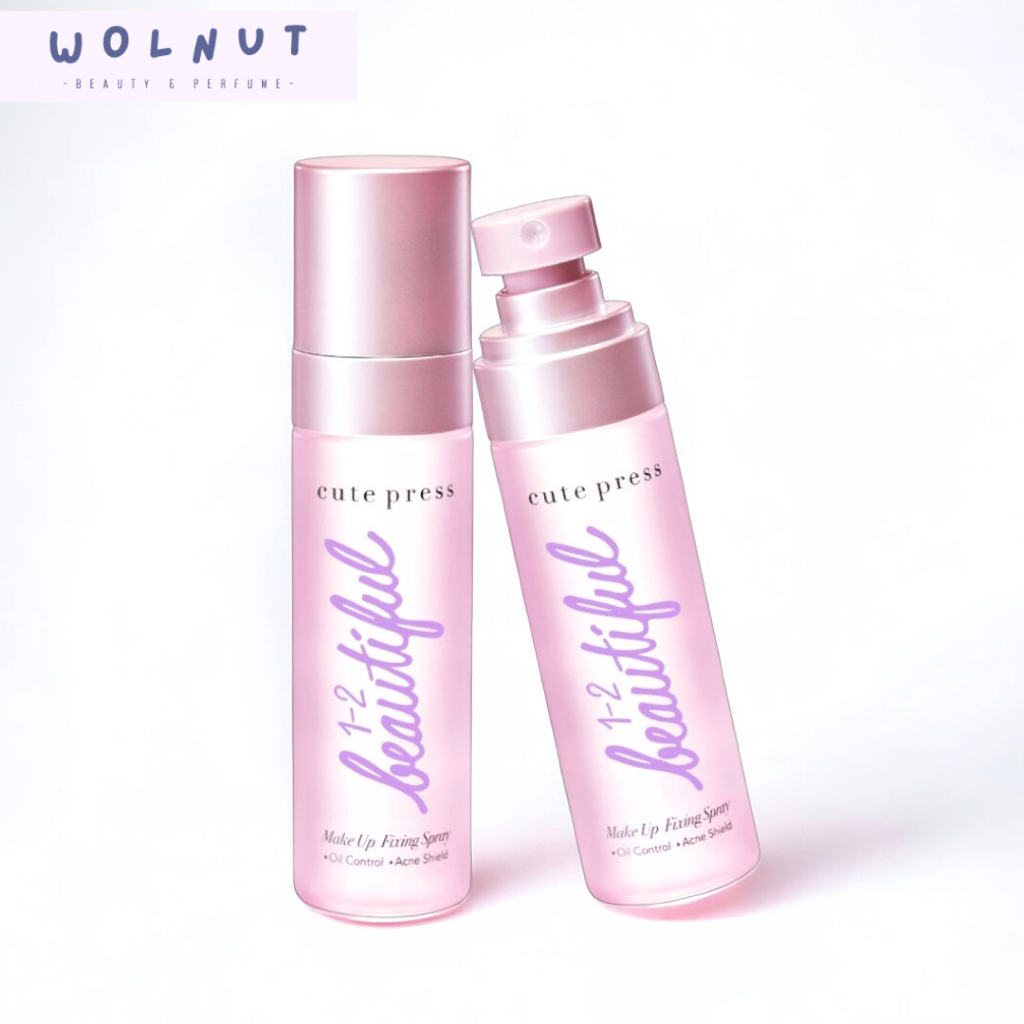 (🐳พร้อมส่ง) Cute Press 1-2 Beautiful Make up Fixing Spray 60ml เมคอัพ ฟิกซิ่ง สเปรย์
