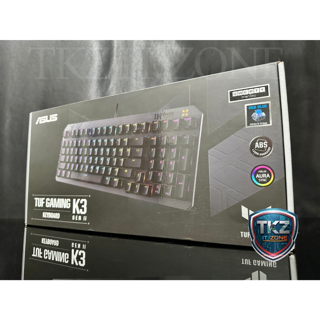 คีย์บอร์ด (KEYBOARD)  ASUS TUF GAMING K3 GEN II (BLACK) ภาษาไทย (มือสอง)