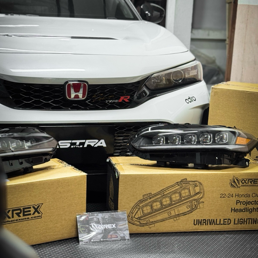 ไฟหน้า Alpharex USA สำหรับ Civic Fe แท้ 100% 💯