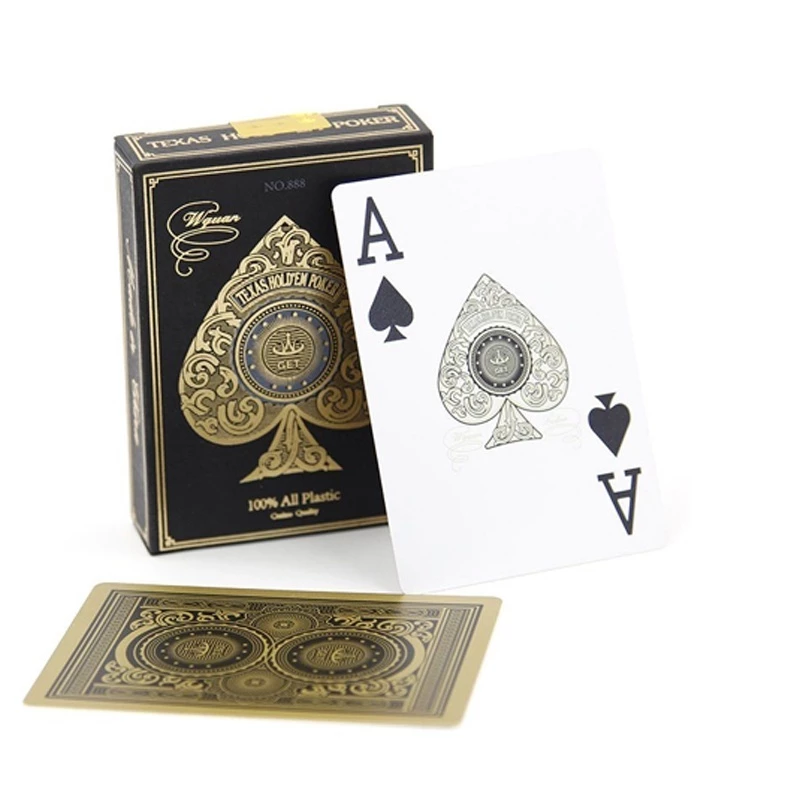 พร้อมแล้ว magic card จัดส่งด่วน พลาสติกคุณภาพสูง สีทอง เกมบนโต๊ะ การ์ด