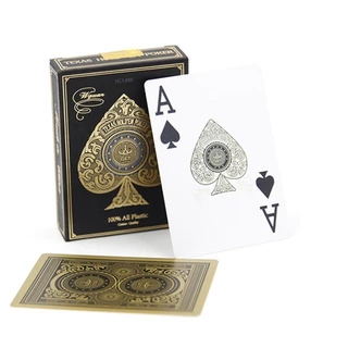 พร้อมแล้ว magic card จัดส่งด่วน พลาสติกคุณภาพสูง สีทอง เกมบนโต๊ะ การ์ด