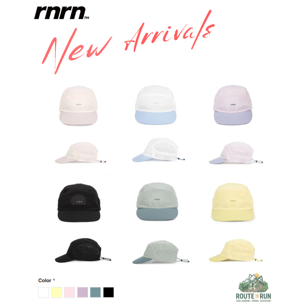 ม่วงพร้อมส่ง ✈️RNRN หมวกวิ่ง TWO-TONE CAP น้ำหนักเบา 37g [Pre-Order]