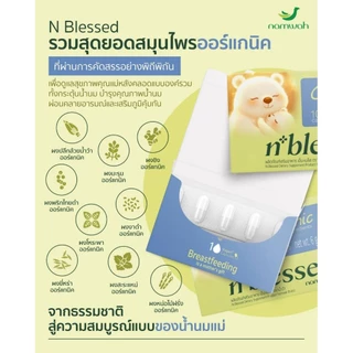 Namwah ผลิตภัณฑ์เสริมอาหารเพิ่มน้ำนมออร์แกนิค N Blessed Dietary Supplement Product