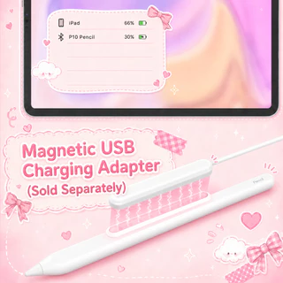 ปากกา Stylus P11 สำหรับ Pad ชาร์จแม่เหล็ก Bluetooth โชว์แบต กันมือพลาด Tilt เส้นหนา-บาง รองรับ mini A17 M2/M3/M4