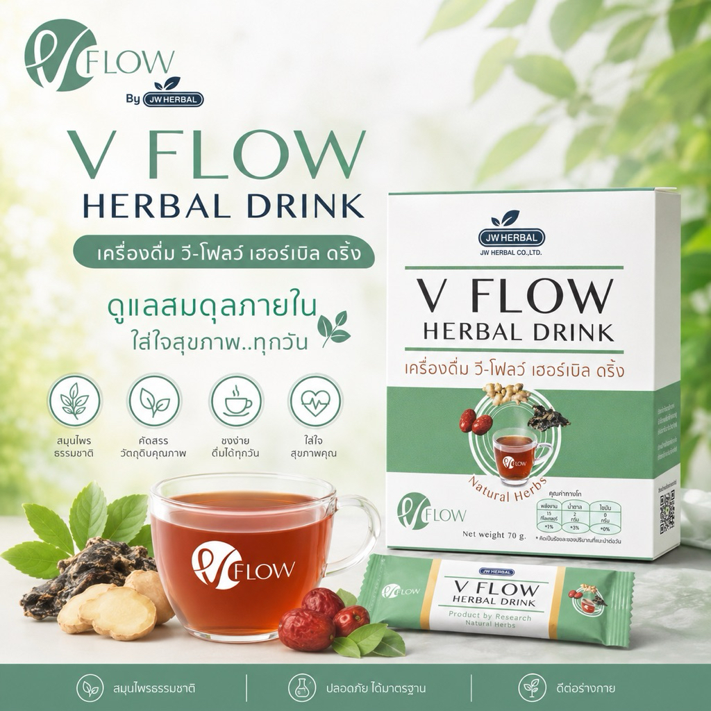 V Flow Herbal Drink(แบบชงดื่ม)