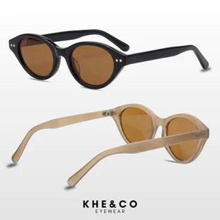 KHE&CO | Envoy แว่นกันแดดทรงแคทอาย กันแดดUV400 ฟรีซองหนัง+ผ้าเช็ดเลนส์