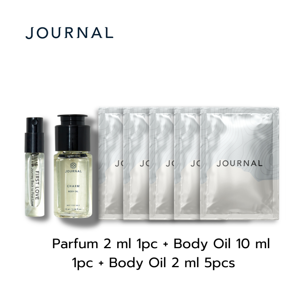 รับฟรี 7 รายการ Parfum 2 ml. 1 Pc + Body Oil 10 ml. 1pc + Body Oil 2 ml. 5 pcs