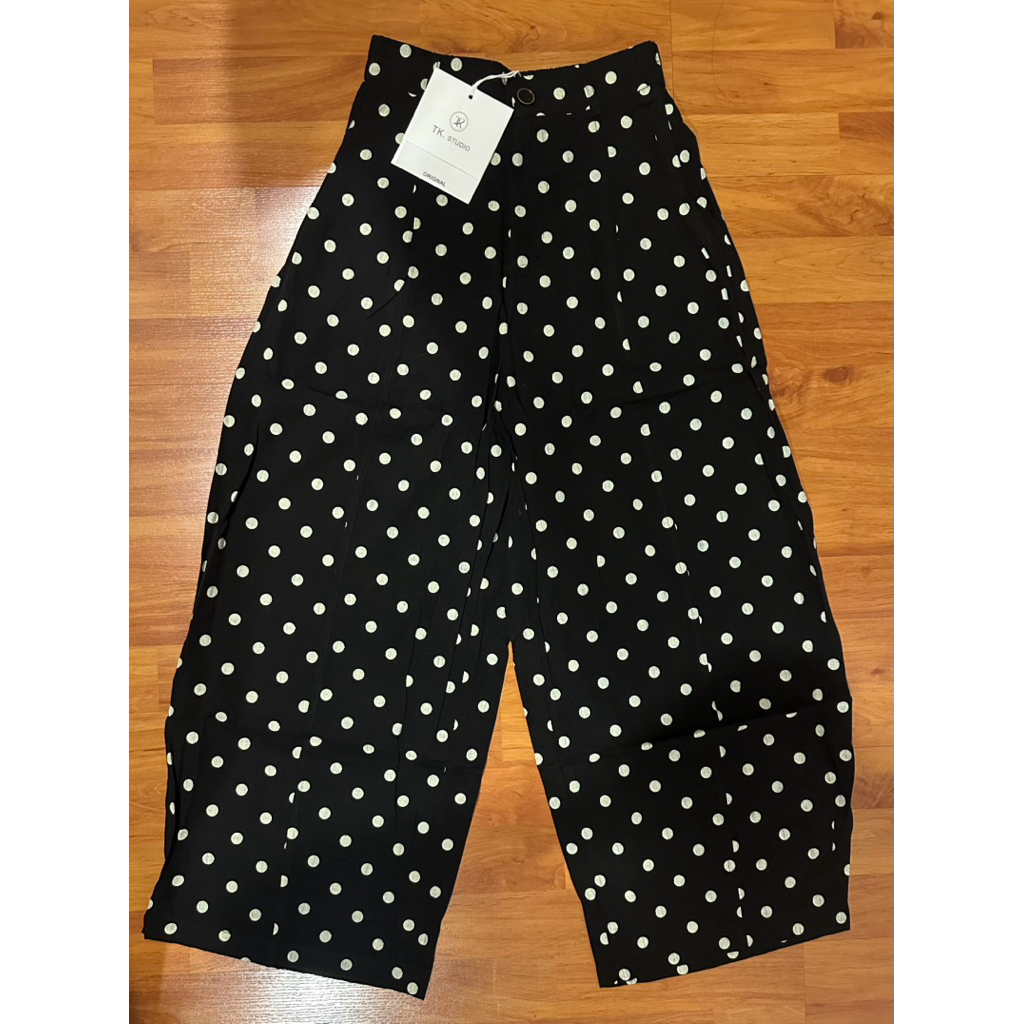 กางเกงผ้านิ่ม ลาย Polka Dot