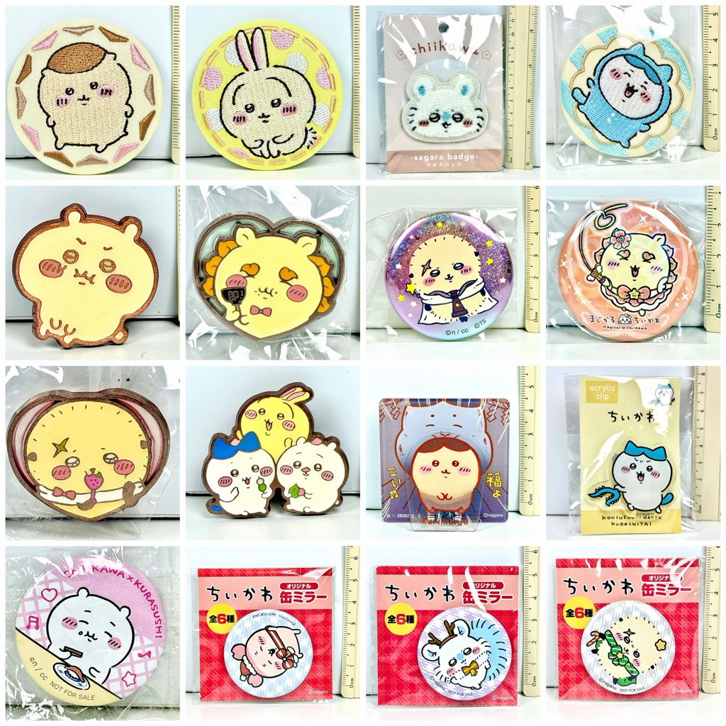 ของแท้ พร้อมส่ง ส่งไว ลิขสิทธิ์ เข็มกลัด ลิมิเต็ด Limited ตกแต่ง สวยงาม ของชำร่วย ของขวัญ คำอวยพร โน๊ต Chiikawa
